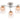 Cento 3 Light Semi Flush Polished Chrome Copper & Glass