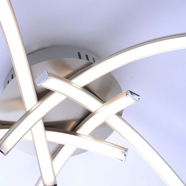 Valeria 5 Arm 18 Watt LED Semi Flush