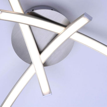 Valeria 3 Arm 11 Watt LED Semi Flush
