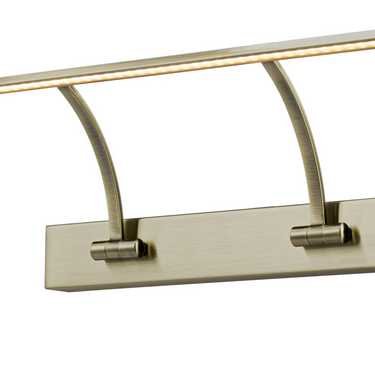 Tate 76cm 2 Arm Picture Light, Antique Brass Finish