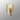 Madison Small Table Lamp, Light Gold with Narrow Ribbed Amber Glass