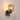 Madison Single Wall Light, Dark Grey with Wide Ribbed Amber Glass