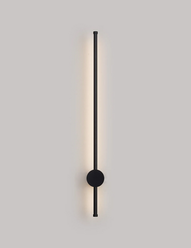 Aegean 81cm Wall Lamp, 14W LED, IP54, Black