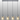 Madison Linear 4 Light, Dark Grey with Wide Ribbed Amber Glass