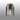Madison Single Flush, Light Gold with Narrow Ribbed Smoked Glass