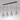 Manhattan 4 Light Bar in Brass with Smoked Ombre Glass