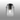Madison Single Flush, Dark Grey with Narrow Ribbed Clear Glass