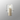 Madison Small Table Lamp, Light Gold with Narrow Ribbed Clear Glass