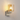 Madison Single Wall Light, Light Gold with Wide Ribbed Amber Glass