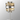 Exolon 6 Light Table Lamp, Polished Nickel Finish with Smoked Sculpted Glass