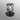 Miles Small Touch Lamp - Matt Black with Smoked Crystal Shade