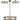 Nova 80cm Dual Mount, Black & Clear Glass