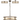 Nova 80cm Dual Mount, Bronze & Clear Glass