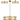 Nova 80cm Dual Mount, Brass & Clear Glass