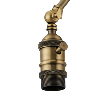 Pelham Wall Light, Antique Brass Finish - Switched