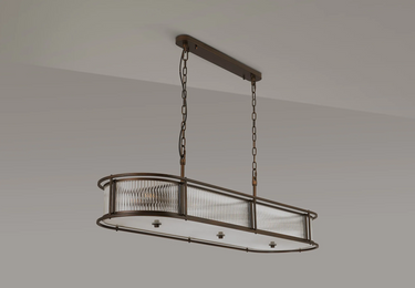 Nova 1.4M Linear Dual Mount, Bronze & Clear Glass