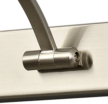 Tate 90cm 2 Arm Picture Light, Satin Nickel Finish