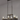 Highcliffe 6 Light Rectangle Pendant, Brown Oxide/Brass Finish with Clear Glass