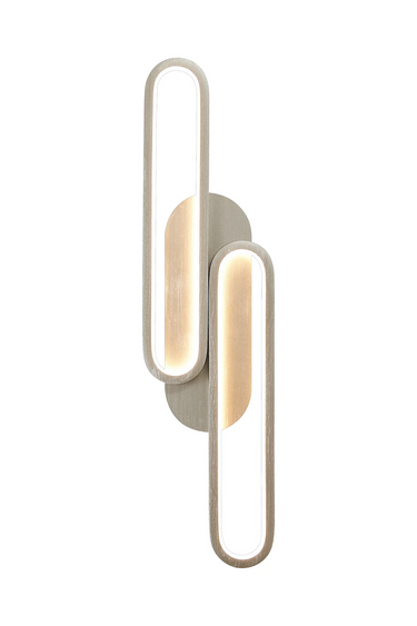 Klip LED Wall Light Satin Nickel