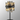 Exolon 6 Light Table Lamp, Satin Black Finish with Smoked Sculpted Glass