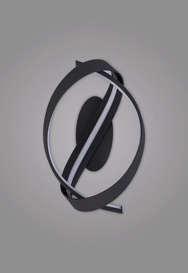 Isla Wall Light Dark Grey, 13W LED