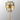 Exolon 6 Light Table Lamp, Brass Finish with Smoked Sculpted Glass