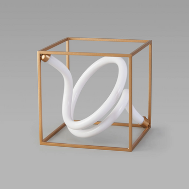 Cora 20cm LED Table Lamp, Painted Gold Finish