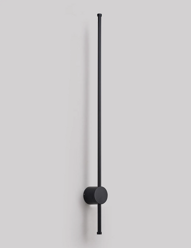 Aegean 97cm Wall Lamp, 20W LED, IP54, Black