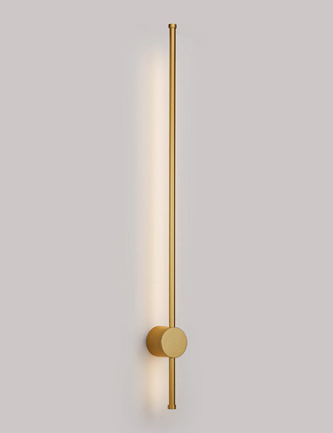 Aegean 97cm Wall Lamp, 20W LED, IP54, Sand Gold