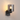 Madison Single Wall Light, Dark Grey with Wide Ribbed Smoked Glass