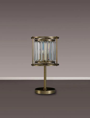 Dynasty Table Lamp Antique Brass