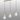 Madison Linear 3 Light, Light Gold with Narrow Ribbed Clear Glass