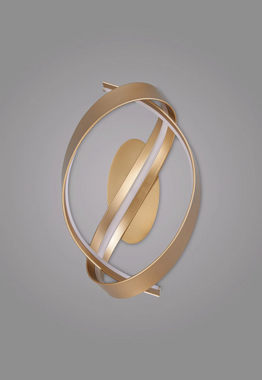 Isla Wall Light Gold, 13W LED