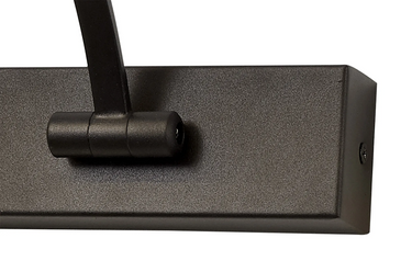 Tate 90cm 2 Arm Picture Light, Sand Black Finish