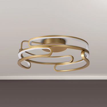 Klip Flush 47cm Brushed Gold