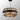Exolon 18 Light 60cm Pendant, Satin Black Finish with Smoked Sculpted Glass