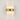 Exolon 4 Light Wall Bracket, Brass Finish with Clear Sculpted Glass