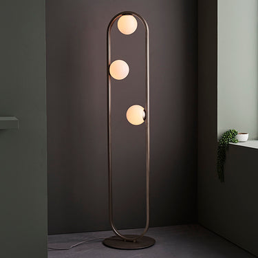 Bonnie Floor Lamp Brushed Silver