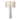 Linus Wall Lamp Brushed Bronze & Mink Satin Shade