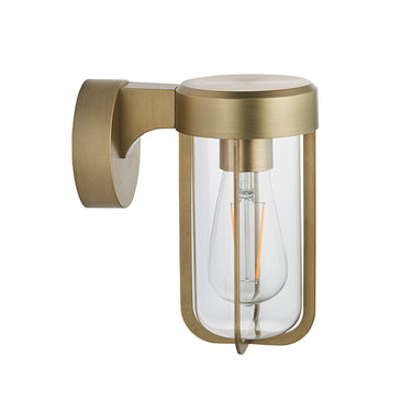 Parkville Brushed Gold & Clear Glass