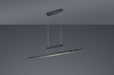 Trajan 42W LED Brushed Black Rise & Fall