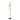 Ludo 3 Light Floor Lamp Gold & Dark Bronze with Opal Glass
