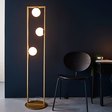 Clyde Floor Lamp Brushed Gold