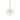 Pullman 1 Light Pendant Small Antique Gold & Silver Leaf