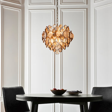 Kew 6 Light Pendant Antique Gold