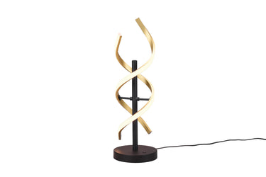 Sequence LED Table Lamp Black / Matt Brass