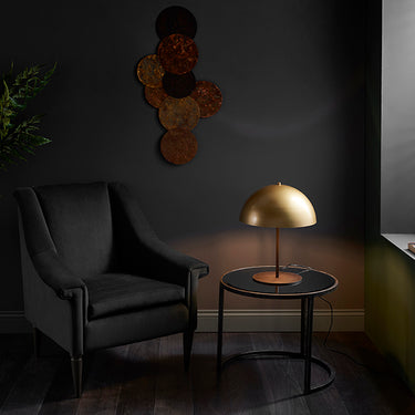 Conner Table Lamp Soft Gold & Dark Bronze