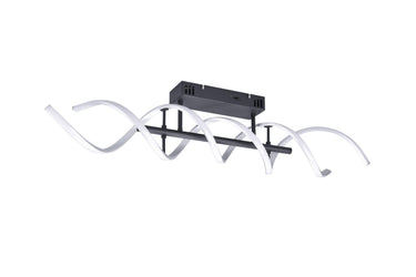 Sequence LED Flush Black / Brushed Aluminium