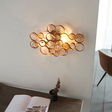 Kew 2 Light Wall Lamp Antique Gold