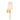 Cort Wall Lamp Satin Brass with Vintage White Shade